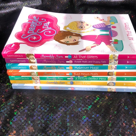 Jill Santopolo Sparkle Spa Book Set of 7 Like New - Picture 3 of 6